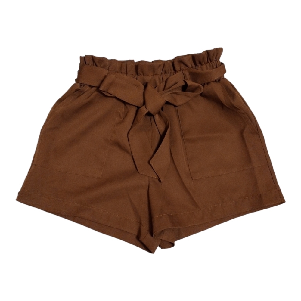 Dizzy Lizzy Linen Tie Waist Shorts